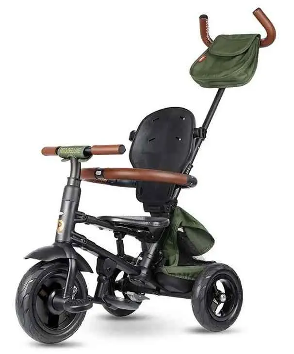 Bicicletă pentru copii Qplay Rito Deluxe, verde