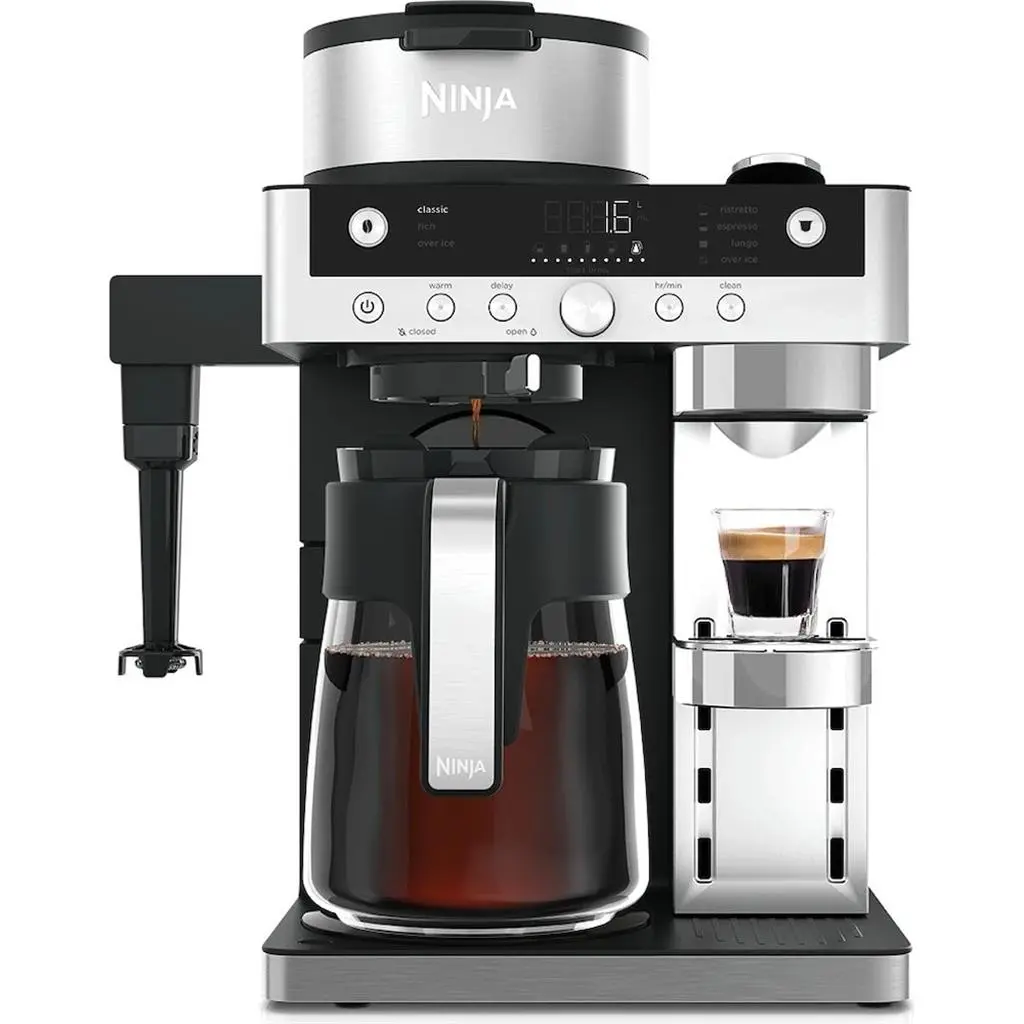 Cafetieră electrică Ninja CFN803EU, inox pe tehnoparc.md Cafetieră electrică Ninja CFN803EU, inox