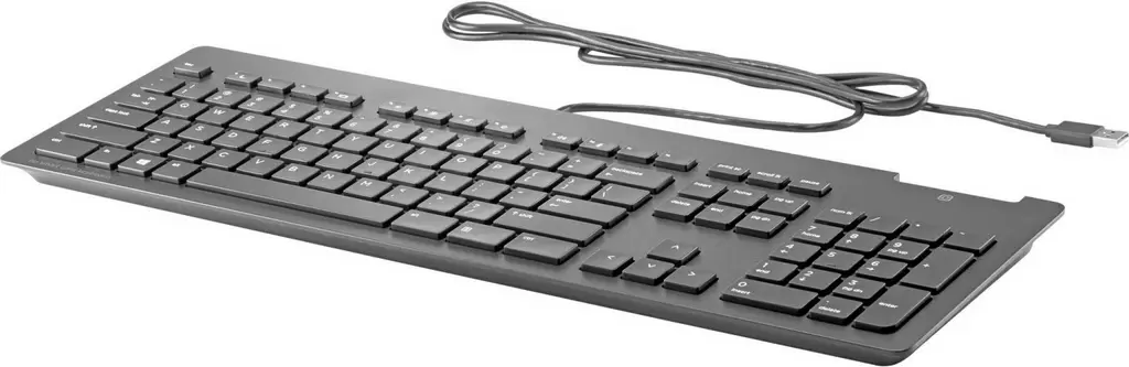 Tastatură HP Slim Business Smart Card, negru