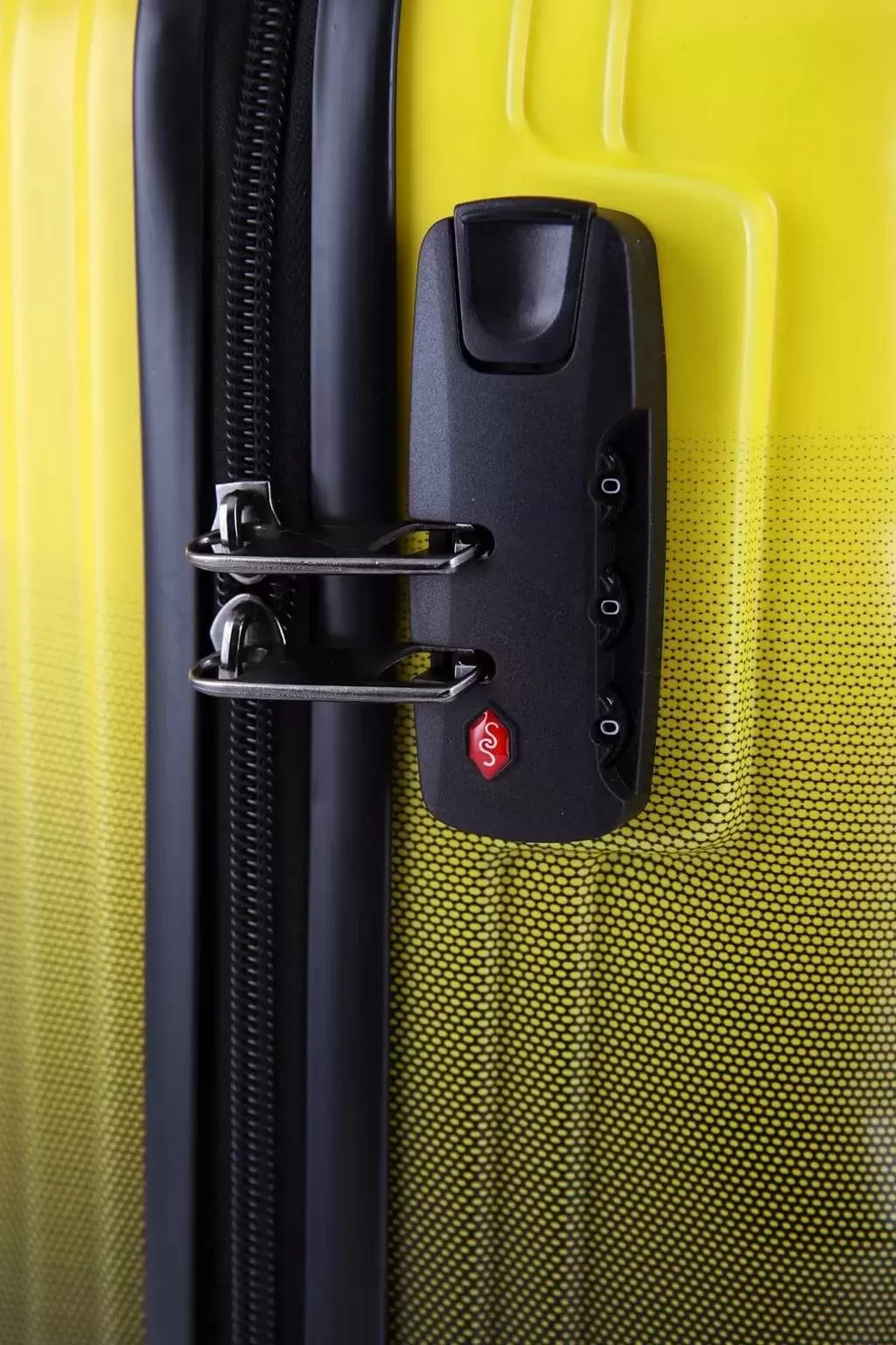 Комплект чемоданов CCS 5226 Set, черный/желтый