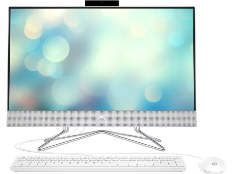 All-in-One HP 24-dp0046ur (23.8"/FHD/Ryzen R5 4500U/8GB/256GB/AMD Graphics), argintiu