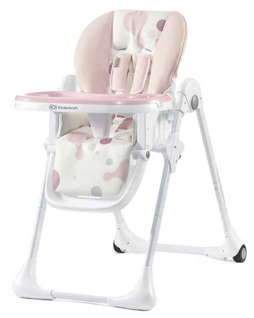 Стульчик для кормления KinderKraft Yummy, розовый