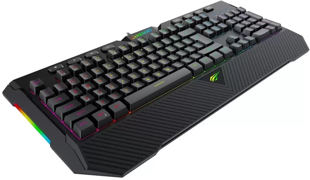 Tastatură Havit KB486L RGB, negru