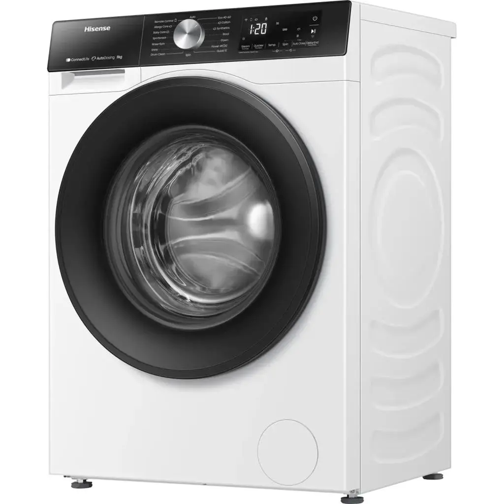 Maşină de spălat rufe Hisense WF3S8045BW3, alb