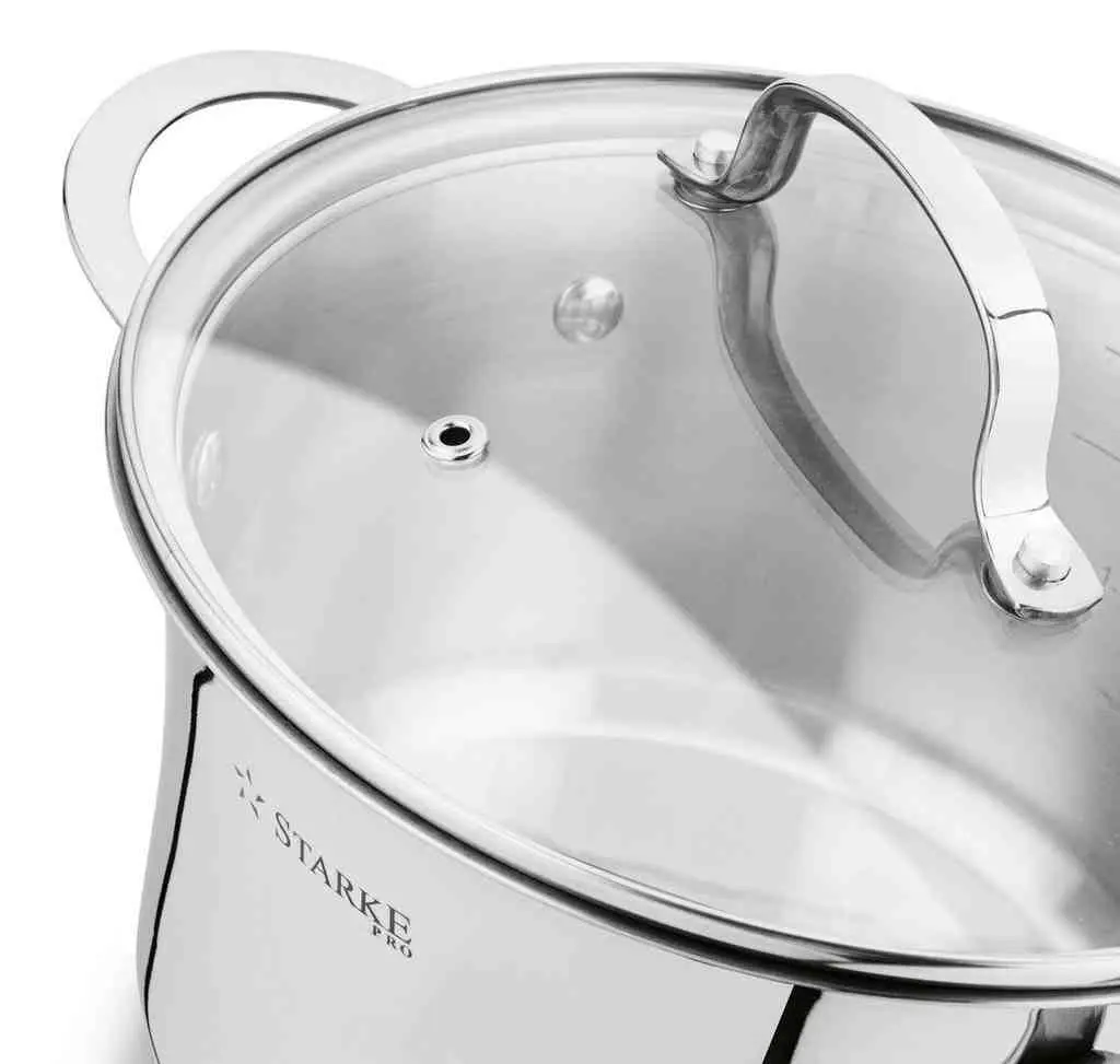 Set vase de gătit Starke Pro Sintesi 10pcs, inox