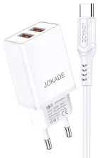 Зарядное устройство Jokade JB024 USB to Type-C, белый