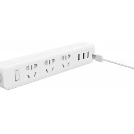 Protecție împotriva supratensiunii Xiaomi Mi Power Strip 3 USB, alb