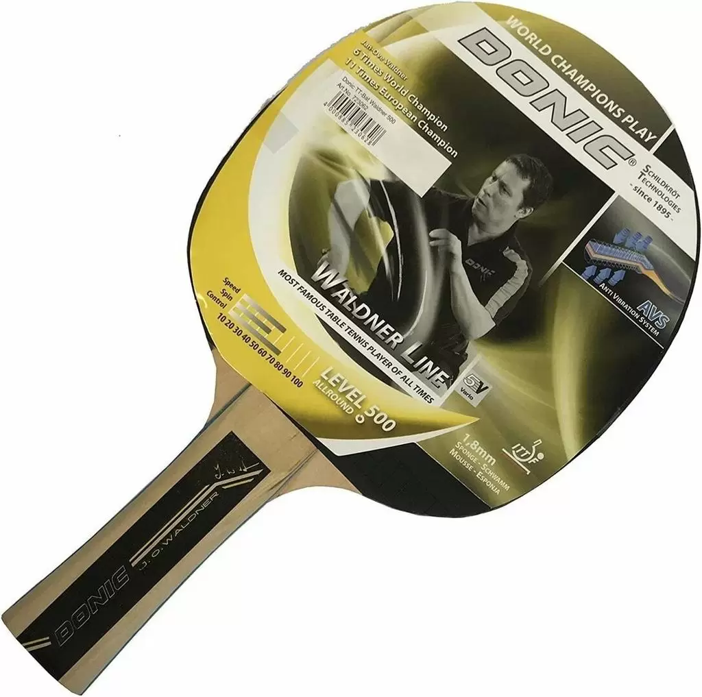 Rachetă pentru tenis de masă Donic Waldner Line 500, negru/galben