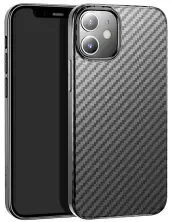 Husă de protecție Hoco Delicate shadow series protective case for iPhone 12 Pro 6.1, negru/gri