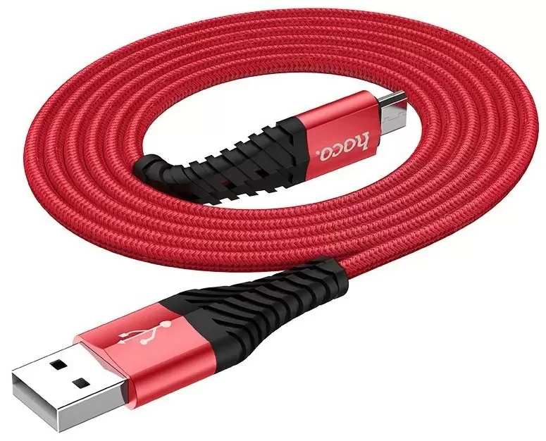 USB Кабель Hoco X38 Cool For MicroUSB, красный