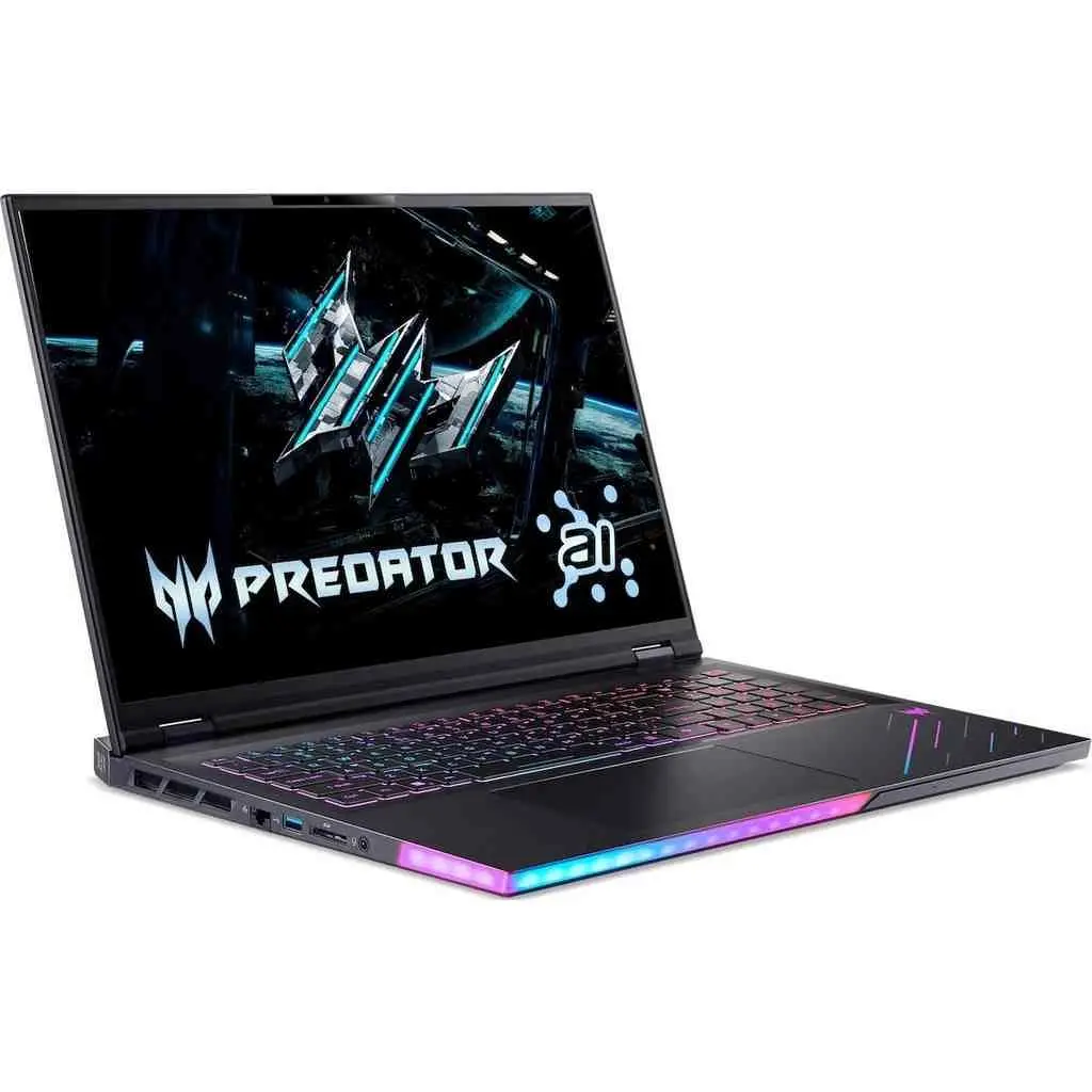 Laptop Acer Predator Helios 18 AI PH18-73 (18.0"/WQXGA/Core Ultra 9 275HX/64GB/2TB/GeForce RTX 5080 16GB), negru pe tehnoparc.md Laptop Acer Predator Helios 18 AI PH18-73 (18.0"/WQXGA/Core Ultra 9 275HX/64GB/2TB/GeForce RTX 5080 16GB), negru