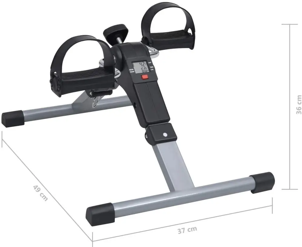 Bicicletă fitness VidaXL 92477, negru/gri