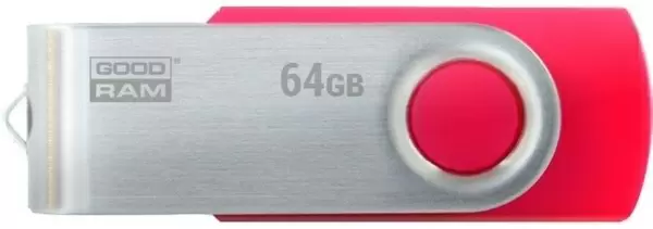 Flash USB Goodram UTS3 Twister 3.0 64GB, roșu