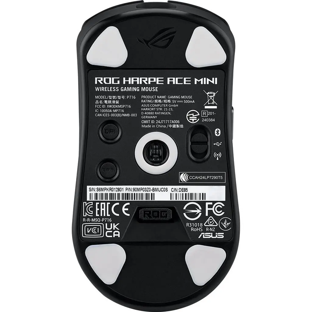 Mouse Asus ROG Harpe Ace Mini Black, negru pe tehnoparc.md Mouse Asus ROG Harpe Ace Mini Black, negru