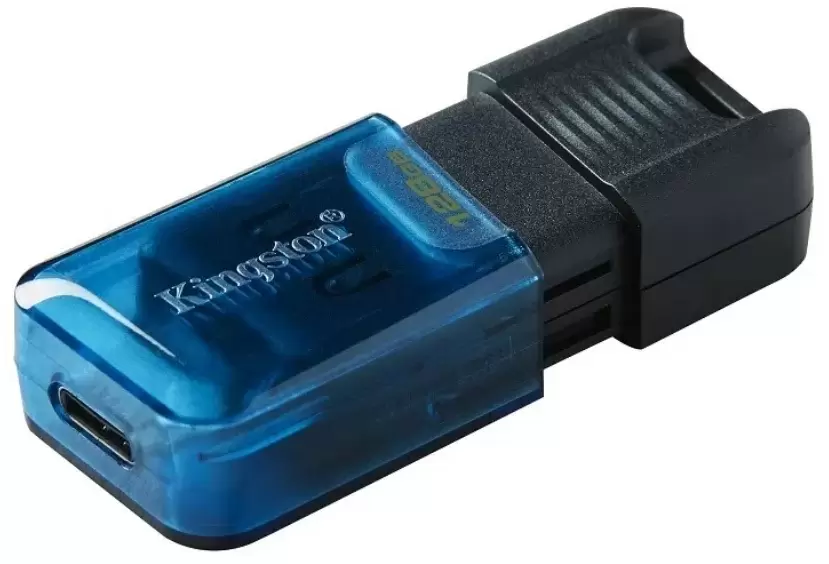 USB-флешка Kingston DataTraveler 80M 128GB, черный/синий