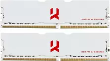 Memorie Goodram Crimson White 16GB (2x8GB) DDR4-3600MHz, CL18, 1.35V