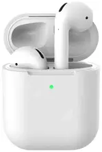 Чехол для наушников Helment Case Silicone Airpods 2 (AIRPOD2WH), белый на tehnoparc.md Чехол для наушников Helment Case Silicone Airpods 2 (AIRPOD2WH), белый