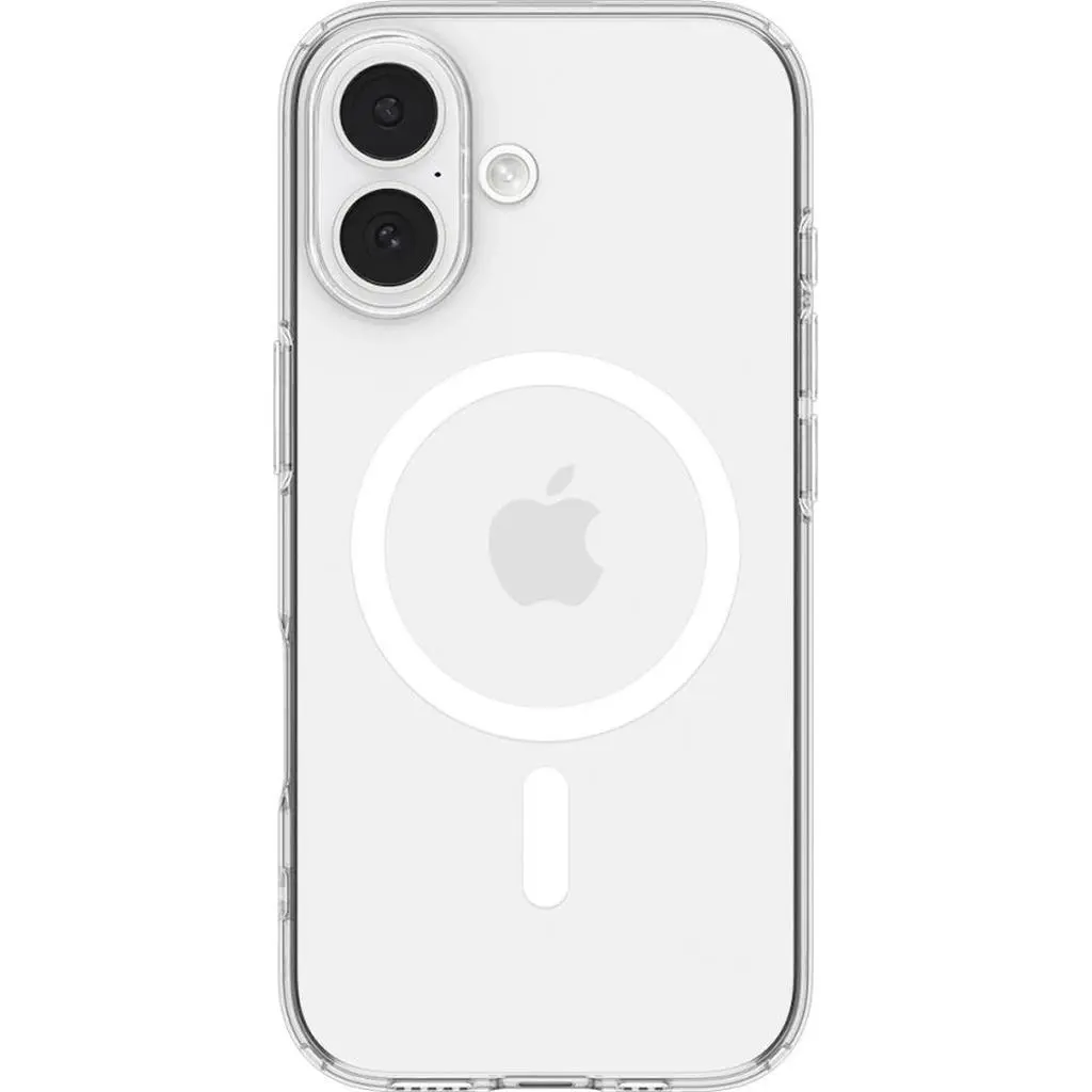 Husă de protecție Spigen iPhone 17 Liquid Crystal Mag Magsafe Clear/White, transparent pe tehnoparc.md Husă de protecție Spigen iPhone 17 Liquid Crystal Mag Magsafe Clear/White, transparent