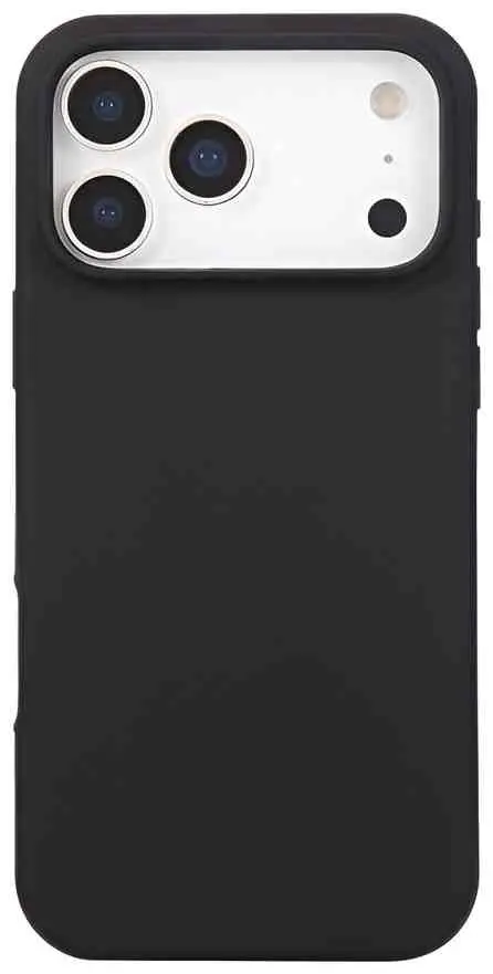 Husă de protecție WOO Liquid Silicone iPhone 17 Pro Max (WOOLSCMIP17PMBK), negru