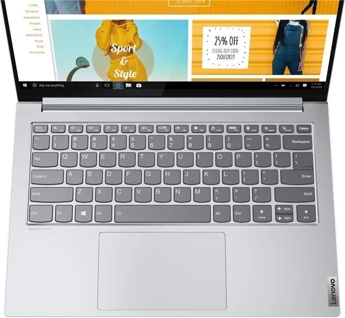 Laptop Lenovo Yoga Slim 7 Pro 14ACH5 (14"/2.8K/Ryzen 5 5600H/16GB/512GB/AMD Radeon/Win10), argintiu pe tehnoparc.md Laptop Lenovo Yoga Slim 7 Pro 14ACH5 (14"/2.8K/Ryzen 5 5600H/16GB/512GB/AMD Radeon/Win10), argintiu
