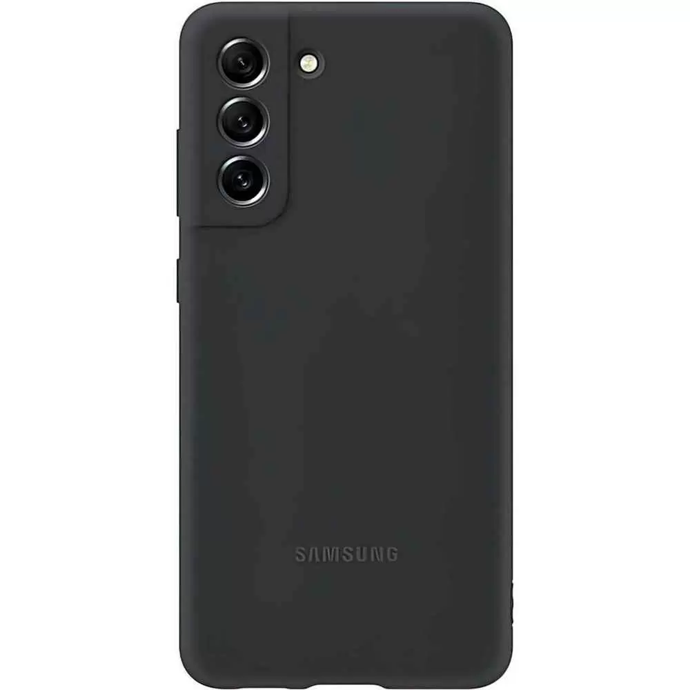 Чехол Samsung Silicone Cover Galaxy S21 FE, темно-серый