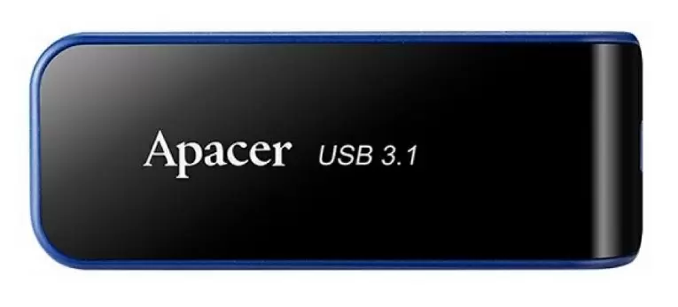 Flash USB Apacer AH356 64GB, negru/albastru