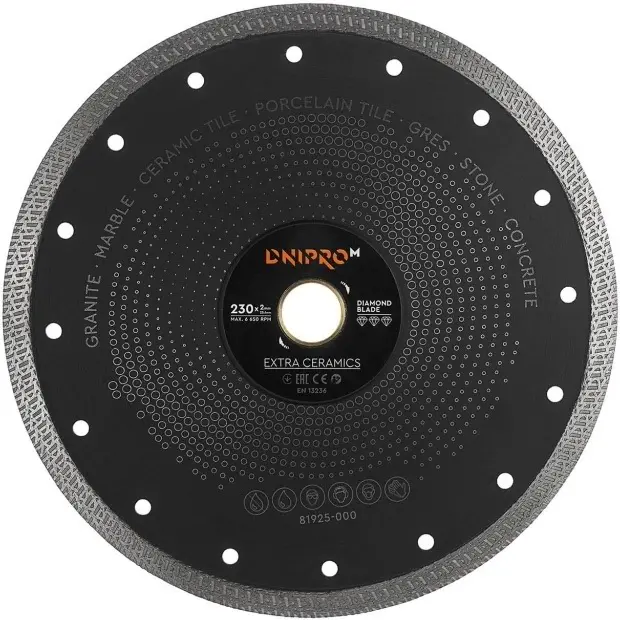 Диск для резки Dnipro-M 230/2.0/25.4мм Extra-Ceramics