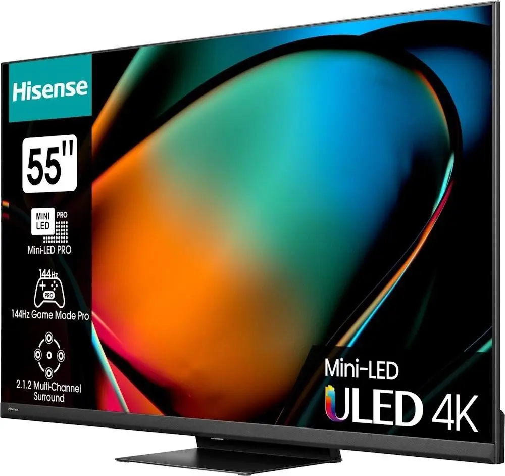 Телевизор Hisense 55U8KQ, черный