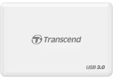 Cititor de carduri Transcend TS-RDF8, alb