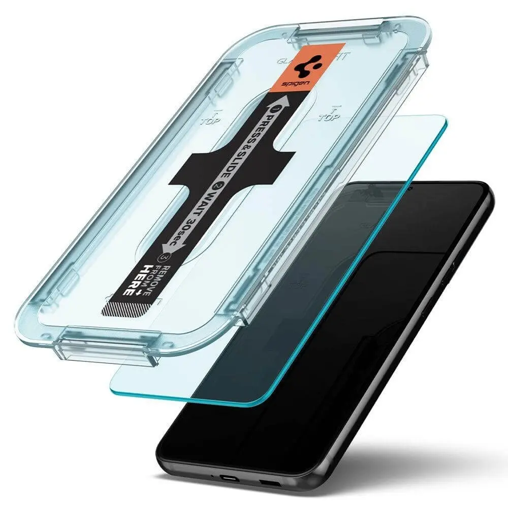 Sticlă de protecție Spigen Samsung S22 EZ Fit 2buc Tempered Glass