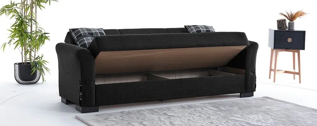 Диван Fabulous Filamingo 3-местный 58-002, темно-серый на tehnoparc.md Диван Fabulous Filamingo 3-местный 58-002, темно-серый