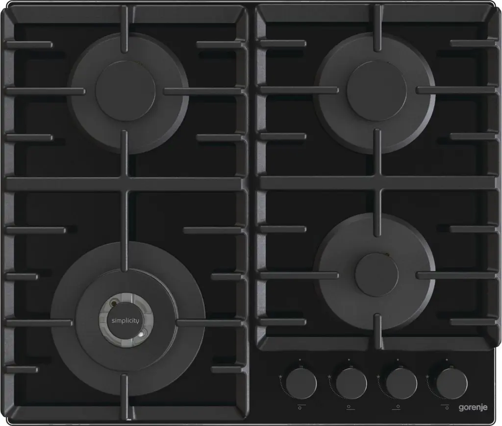 Газовая панель Gorenje GTW 642 SYB, черный на tehnoparc.md Газовая панель Gorenje GTW 642 SYB, черный