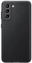 Husă de protecție Samsung Leather Cover Galaxy S21, negru pe tehnoparc.md Husă de protecție Samsung Leather Cover Galaxy S21, negru
