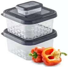 Set container pentru mâncare BranQ Ori 3 un.
