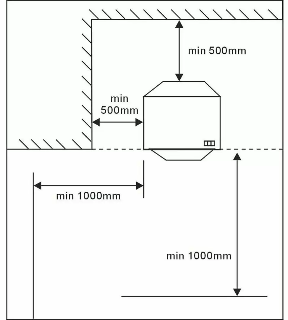 Convector gaz Samus RS421, negru