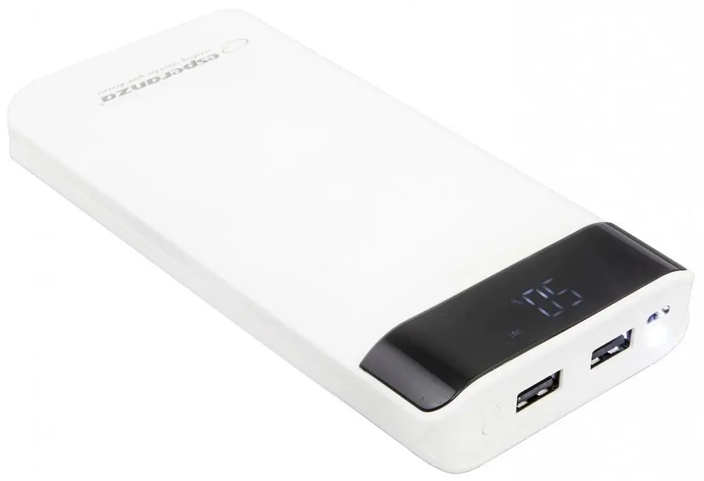 Acumulator extern Esperanza Photon 17400mAh, alb