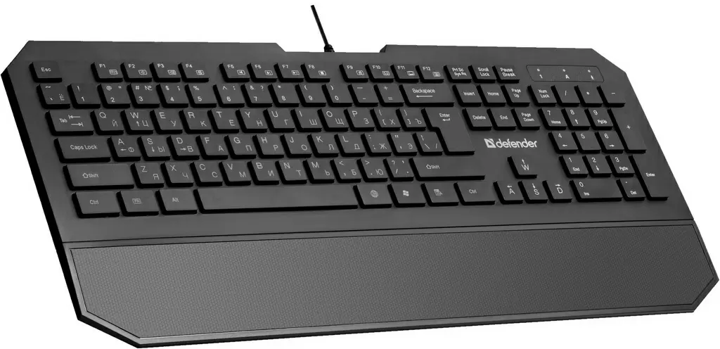 Tastatură Defender Oscar 600, negru