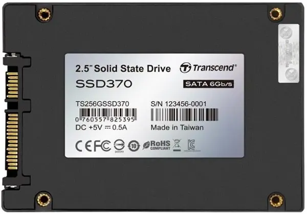 SSD накопитель Transcend SSD370 2.5" SATA, 256GB