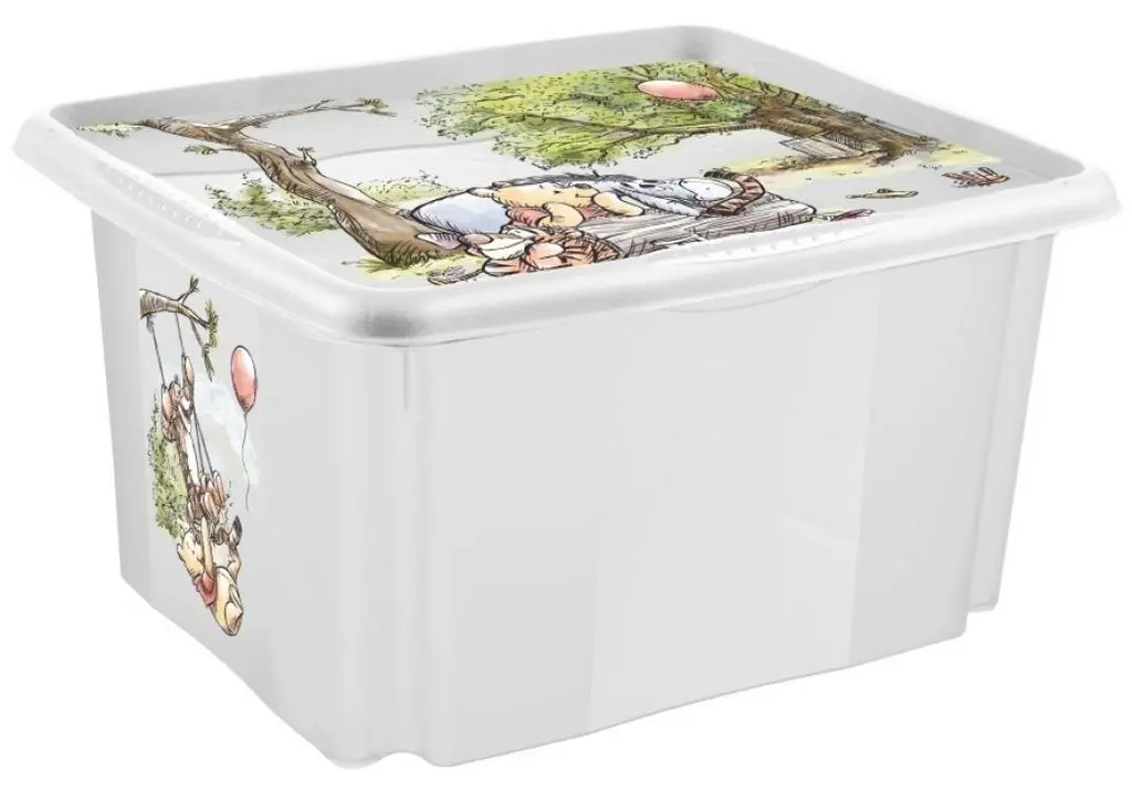 Контейнер для игрушек Keeeper Winnie The Pooh 15л, белый