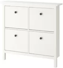 Dulap pentru încălțăminte IKEA Hemnes 4 compartimente 107x101cm, alb