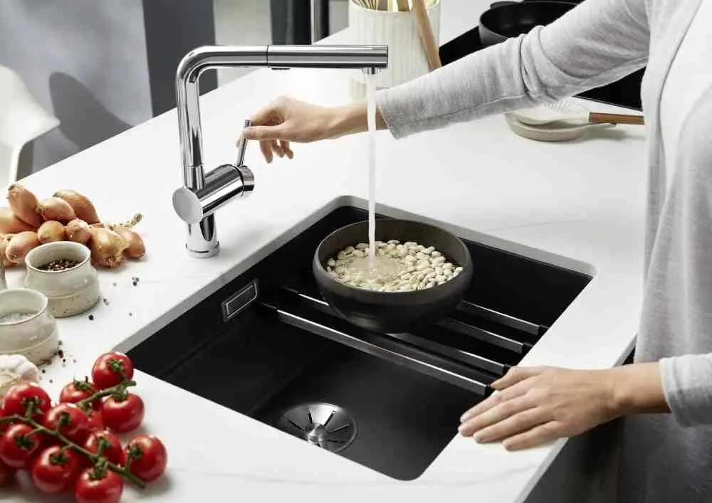 Chiuvetă de bucătărie Blanco Etagon 500-U, negru pe tehnoparc.md Chiuvetă de bucătărie Blanco Etagon 500-U, negru
