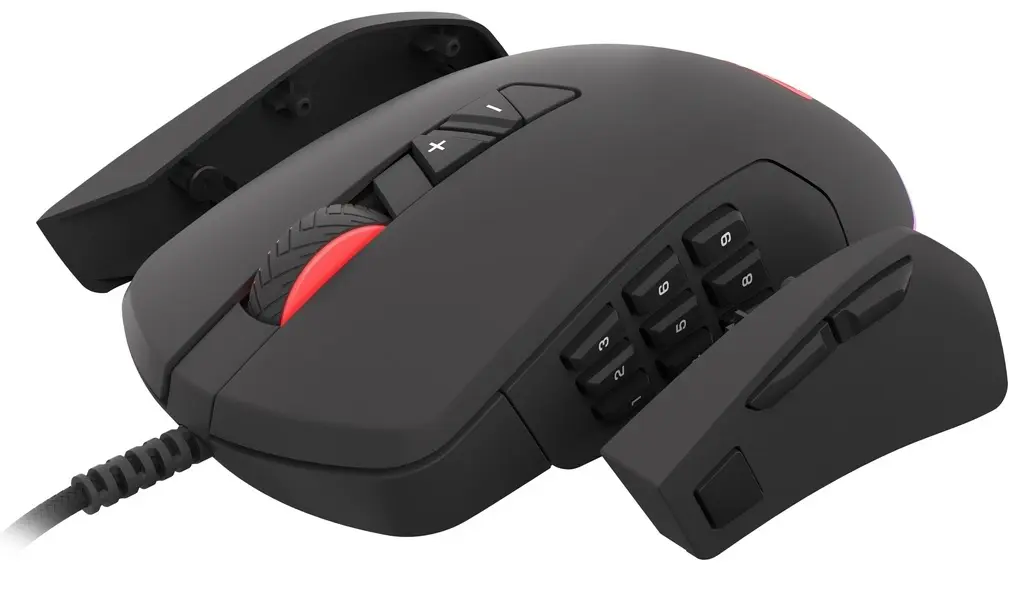 Mouse Genesis Xenon 770, negru