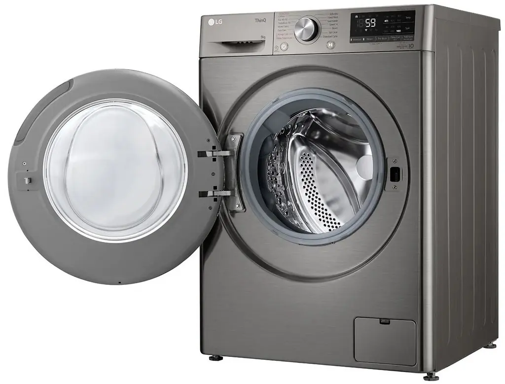 Maşină de spălat rufe LG F4WV509S2TE, argintiu