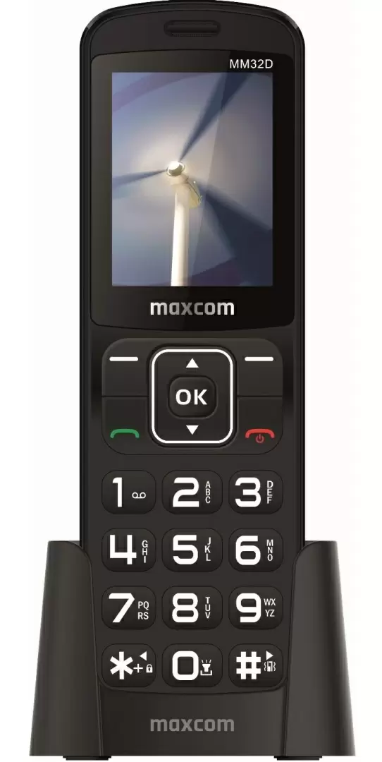 Мобильный телефон Maxcom MM32D, черный