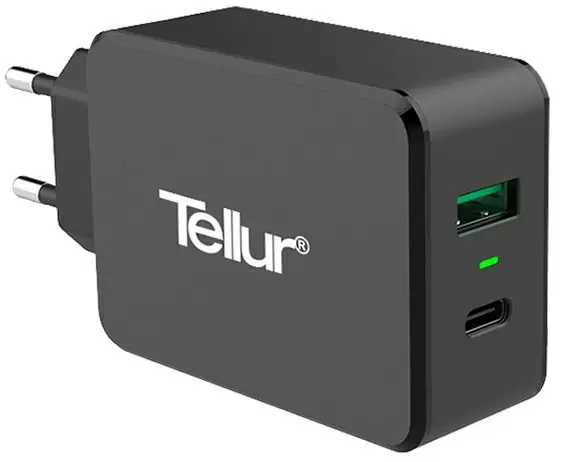 Зарядное устройство Tellur QC 3.0, черный