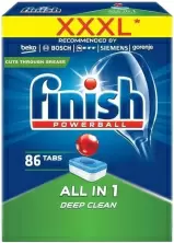 Detergent pentru mașine de spălat vase Finish All in One 86 tab