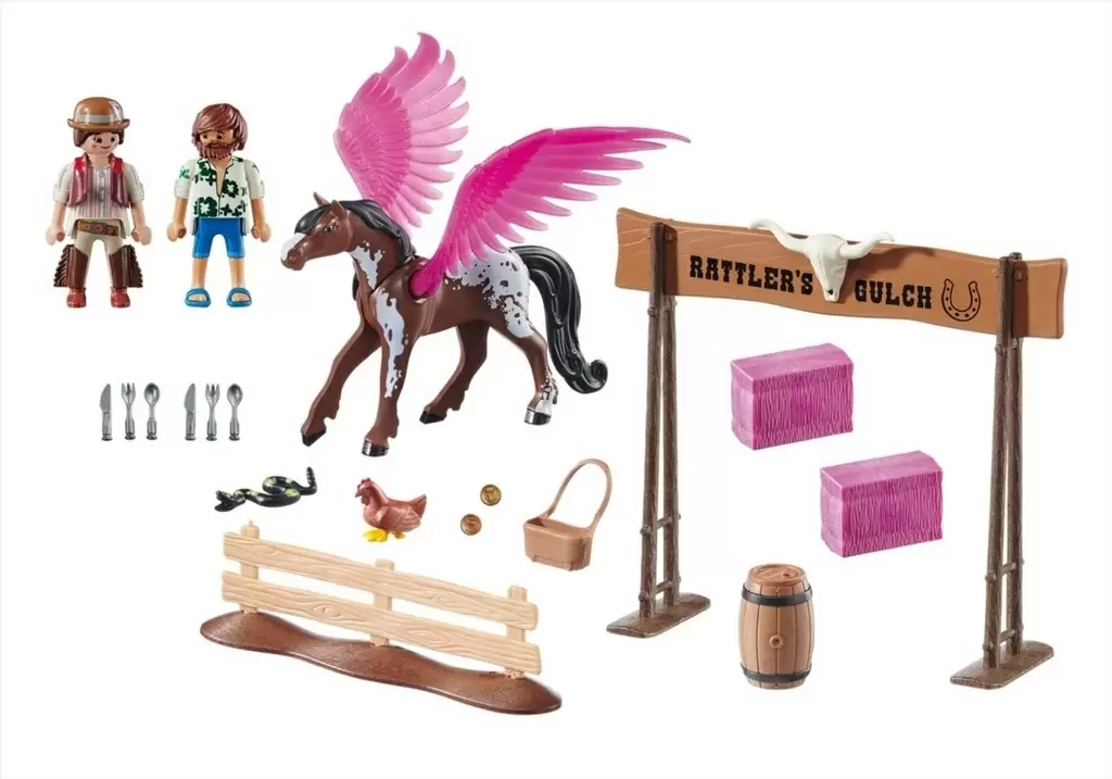 Игровой набор Playmobil Marla & Del with Pegasus