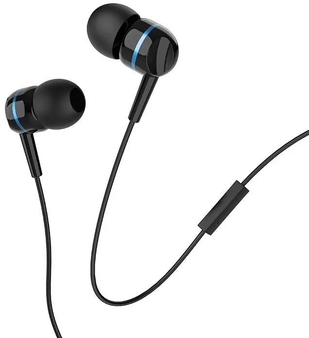 Căşti Hoco W24 Enlighten, negru/albastru