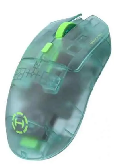 Mouse Edifier G3M PRO, transparent/verde