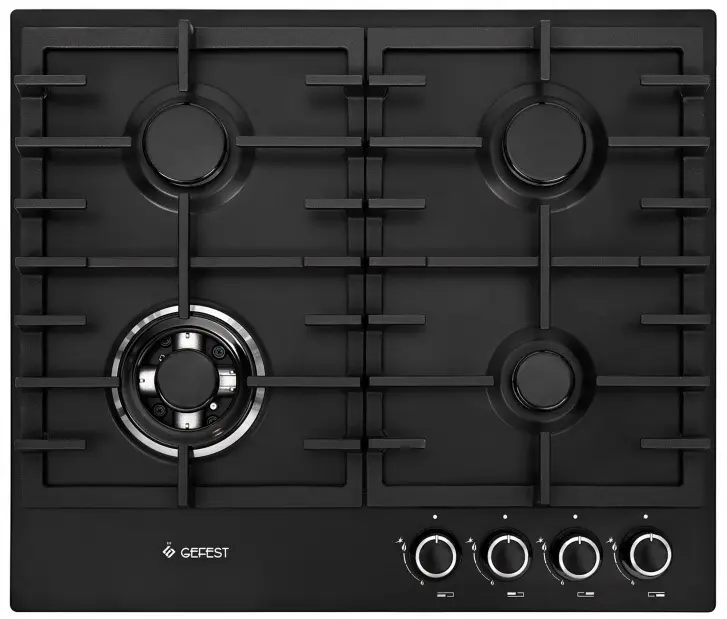 Plită incorporabilă cu gaz Gefest PVG 1214-01 K2, negru